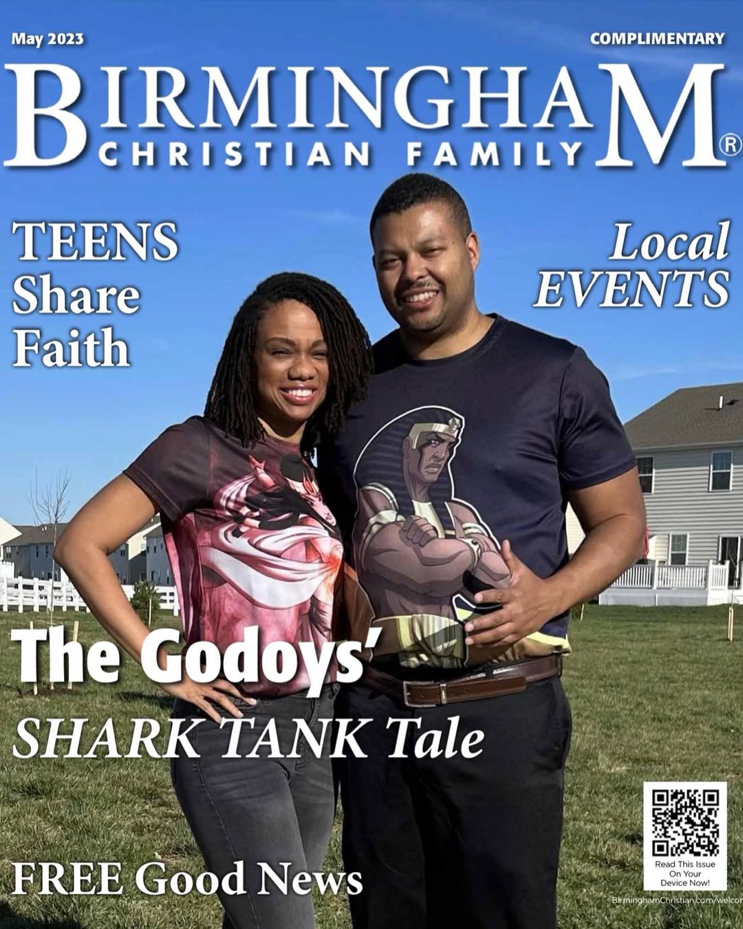 Black Sands Entertainment Makes Front Page of Birmingham Christian Family